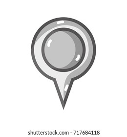 grayscale magnifying glass symbol to explore and search