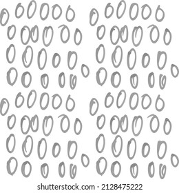 Fondo monocromo de escala de grises.Lápiz gráfico o marcadores grises simples formas. Patrón uniforme geométrico abstracto. Repetición de cuadrícula minimalista de pequeños elementos garabatos. 