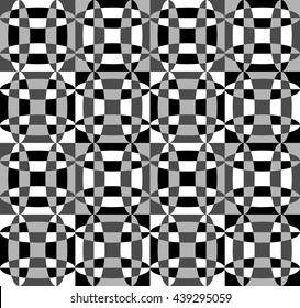 Grayscale, monochrome mosaic texture, seamlessly repeatable pattern.