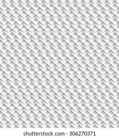 Grayscale, monochrome seamless pattern, background with 3d cubes