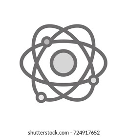 grayscale physics orbit atom chemistry education
