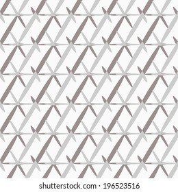 Grayscale seamless pattern, vector.