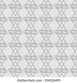 Grayscale seamless pattern, vector.