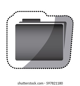 grayscale shett file icon, vector illustraction design image