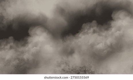 Grayscale smoky abstract cloud texture background with soft gradients and misty details. Ideal for digital art, design projects, posters, and modern backdrops.