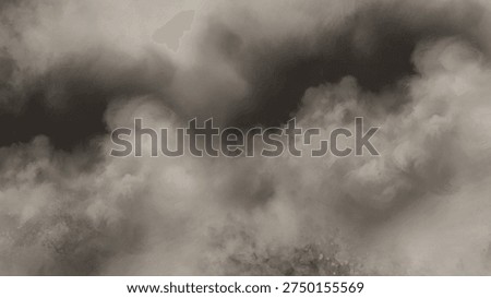 Grayscale smoky abstract cloud texture background with soft gradients and misty details. Ideal for digital art, design projects, posters, and modern backdrops.