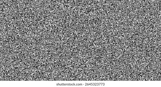 A grayscale static noise pattern, reminiscent of old TV interference, ideal for retro designs, digital art, or glitch effects.
