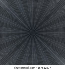 Grayscale sunburst blank background. Black sunbeam with noise effect texture. Empty retro empty vintage abstract backdrop. Template swatch in square format. Vector illustration design element 10 eps