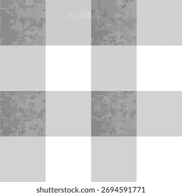 Plano de Fundo do Padrão Checkerboard Texturizado em Escala de Cinza