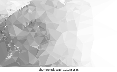 Grayscale triangular background can be used as an alpha channel for video and design projects. Vector clip art.
