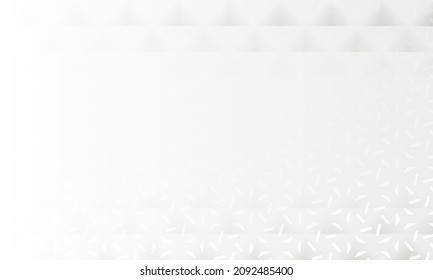 Grayscale Web Design Wave Background. Bright Curve Abstract Template Design. Pastel Technology Pattern Concept Wallpaper. Gray 3d Halftone Style Background.