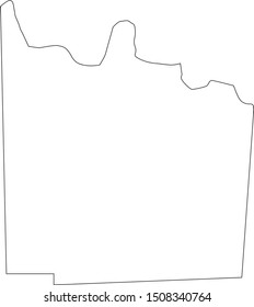 Grayson County Map In State Of Texas