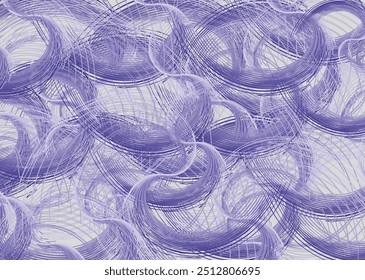 Gray-violet wavy background for interior solutions or covers. Chaotic ornate waves for dynamic posters, fashion trends, business concepts, textiles, fabric products, tiles, prints, scrapbooking, etc.