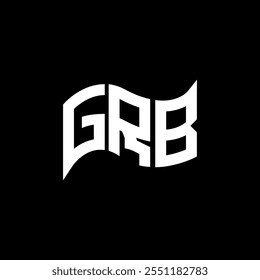 GRB logo design, GRB simple and modern logo. GRB luxurious alphabet design  

