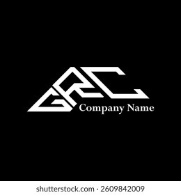 GRC logo design, GRC simple and modern logo. GRC luxurious alphabet design  