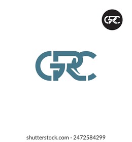 GRC-Logo-Buchstabe Monogram Design