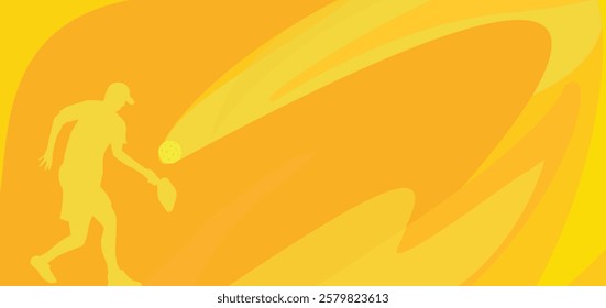 Great abstract art pickleball background design for any media