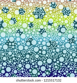 Great abstract background multicolor circle splash.
