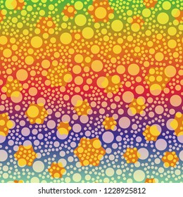 Great abstract background multicolored circle splash.