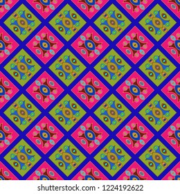 Great abstract background multicolored geometric pattern seamless.