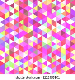 Great abstract background multicolored simple seamless triangle.