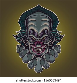 The great of angry clown