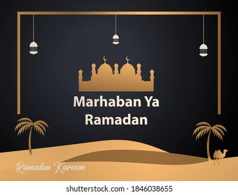 großartiger Hintergrund für islamische Themenbanner im Monat Rmadan