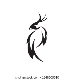 Great Black Cockatoo logo vector