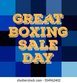 Great Boxing Day Sale Australian Holiday Merry Christmas. Boxing day sale design