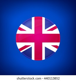 Great Britain badge vector illustration