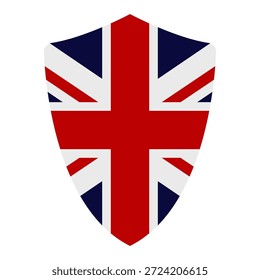 Bandeira da Grã-Bretanha ilustrada em vetor