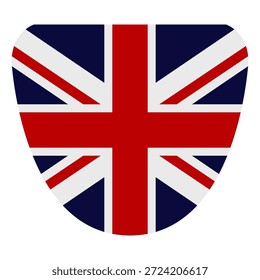 Bandeira da Grã-Bretanha ilustrada em vetor
