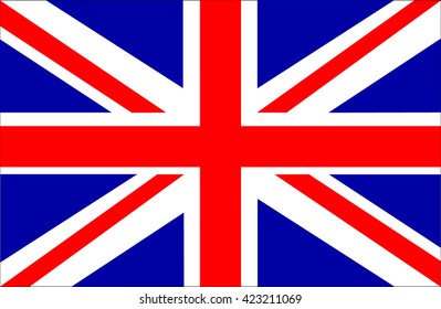 Great Britain flag vector