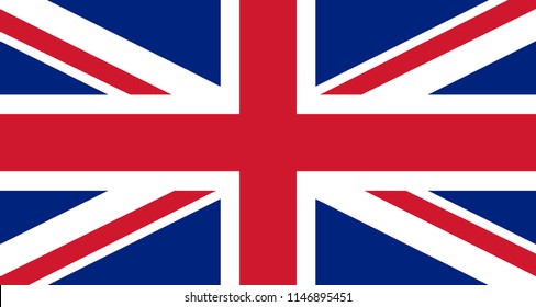 Great Britain flag vector background