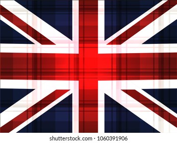 Great Britain Flag vector illustration. Britain Flag. National Flag of Great Britain.