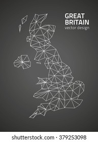Great Britain outline map