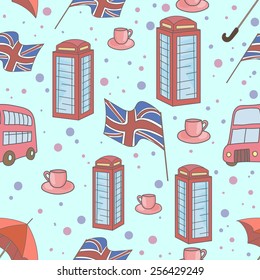 Great Britain symbols pattern 