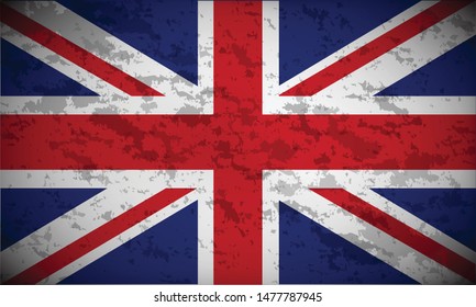 Great Britain Vintage Textured Flag background