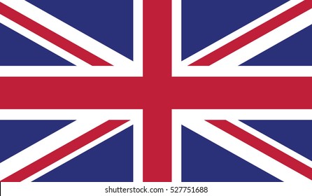 Great Britain waving flag