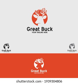 Plantilla vectorial de diseño del logotipo de Great Buck