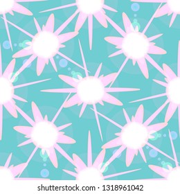 Great charming fairy abstract object glow splash background seamless.