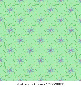 Great charming magical abstract background multicolor seamless.