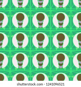 Great charming magical abstract background multicolored geometric seamless pattern grid.