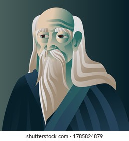 great chinese old wise philosopher thinker