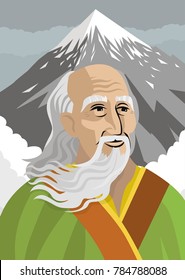 great chinese philosopher thinker in the mountain