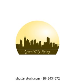 Great City Living Vector Image Logo