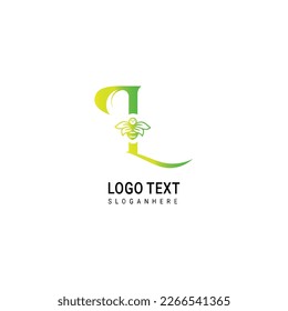Great combination of Bee symbol with letter Logo initial of Bee itself