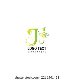 Great combination of Bee symbol with letter Logo initial of Bee itself