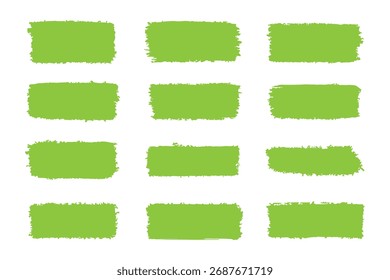 Great creative grunge box - paint texture, brushstrokes with spray splashes, highlighters, underline. Vector stencil lines, diverse brush strokes set. Hand drawn paint lines. Vector graphic set
