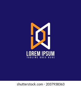 great creative Letter M initial logo design vector template illustrations with modern theme